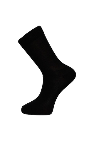 Just Socks 6'Lı Siyah Erkek Şeker Çorabı 41-44 Füme