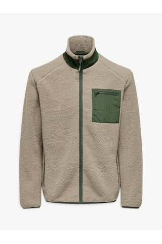 Only & Sons Onsdallas Sherpa Jacket Otw Vd Erkek Kahverengi Mont - 22025599