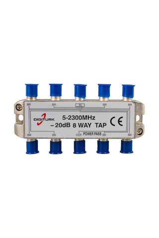 Dıgıturk 4816 5-2150 Mhz 20db 8 Yollu Tap Swıtch 1/8 Splıtter