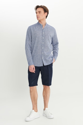 AC&Co / Altınyıldız Classics Erkek Lacı Comfort Fit Rahat Kesim Hakim Yaka Gömlek Lacı