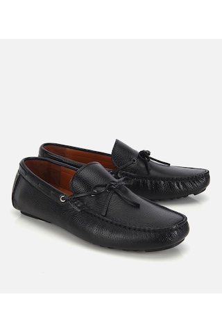 Hotiç Erkek Deri Siyah Fiyonk Detaylı Günlük Loafer 02ayh319940a100 02ayh319940a100 Siyah