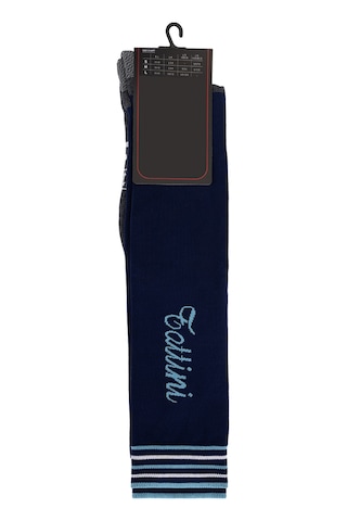 Tattini Unisex Tekstil Mavi Binici Çorap 990 Functıonal Socks Y26 Blue/l.blue