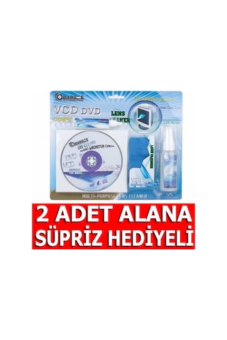 Ekran Temizleyici Sprey Mikrofiber Bez Blu-Ray Tablet Kamera Lens