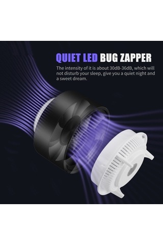 Bloomnest Zehirsiz Elektronik Led Böcek Yakalayıcı, 360 İç Mekan Sivrisinek Ve Haşere Öldürücü Lamba