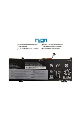 Nion Lenovo Yoga 530-14arr 81h9 Uyumlu Notebook Batarya - Pil