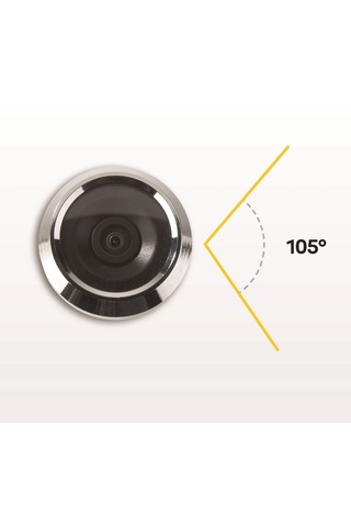 Yale 500 Serisi Standart Enka595 Lcd Ekranlı Dijital Kapı Dürbünü