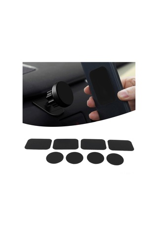Padalink 8 Adet Çelik Metal Levha: Akıllı Telefon, Tablet Ve Gps İçin Mükemmel Manyet Değiştirici - Dört Dikdörtgen + Dört Dairesel, 0.4mm Kalınlık, Temiz Kaldırma Özelliği