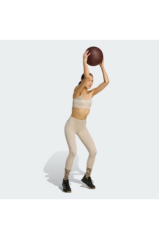 Adidas Workout Essentials Hafif Destekli Kadın Büstiyer C-adıjx3897b30a00 Bej