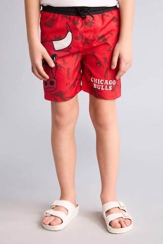 Defacto Nba Chıcago Bulls Deniz Şortu Erkek Çocuk H1893a826hsrd44 Kırmızı-rd44