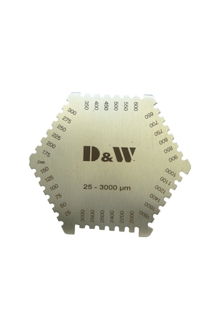 Dwmeasuring Yaş Film/boya Kalınlık Ölçer Dw7gk16