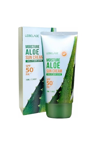Lebelage Yatıştırıcı Nemlendirici Aloe Vera Spf 50 + Pa +++ Güneş Kremi Moisture Aloe Sun Cream