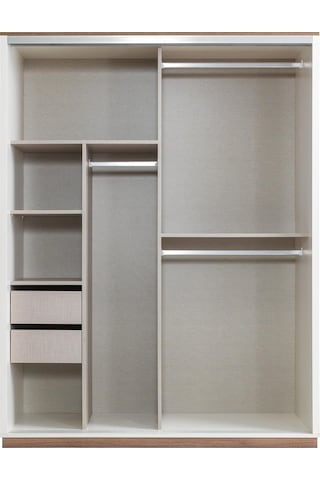 Efsane Sürgülü Aynalı Elbise Dolabı Gardırop 165x60x214