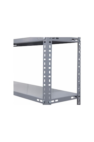 4 Adet Galvaniz Çelik Raf Tablası - Depo, Arşiv, Kiler, Dosya, Market Rafı 31x93 Cm-0.70 Mm Gri