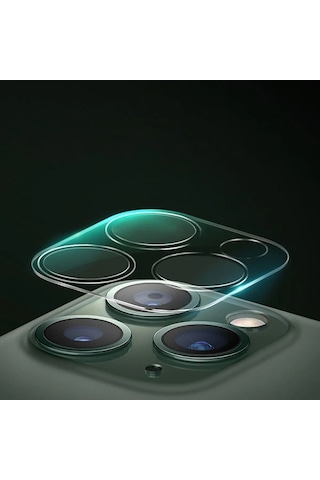 iPhone Uyumlu 12 Pro Max 6.7 Full Tempered Kamera Koruyucu Kırılmaz Cam- 5775