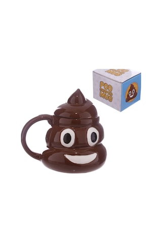 Poo Kaka Emoji Şekilli 3D Kupa N11.19551