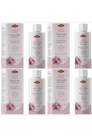 Otacı Gül Kürü Doğal Gül Suyu 4 x 150 ML