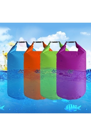 Silkroadselect Chaoduo Shop Turuncu Tarzı 40l 5ll 20lll Su Geçirmez Kuru Çanta Kamp Sürüklenen Yüzme Rafting Rivertrekking Çanta Için Büyük Kapasiteli Kese Kuru Çanta Paketi Dyyk5b Renkli