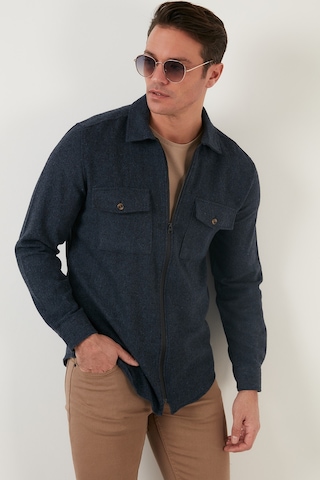 Buratti Erkek Gömlek Cf21W112925 Indigo İndigo