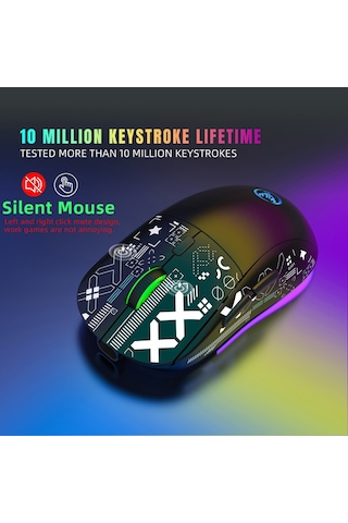 Hxsj C13116B T90 Kablosuz Mekanik Mouse