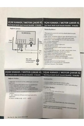 Uçak Kanadı Animasyonlu F1 Çakar Modülü 9 Modlu Iq Li