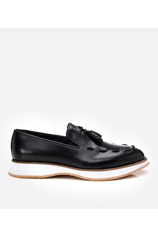 Hotiç Erkek Deri Siyah Püskül Detaylı Loafer 02ayh305220a100 Siyah-black Siyah