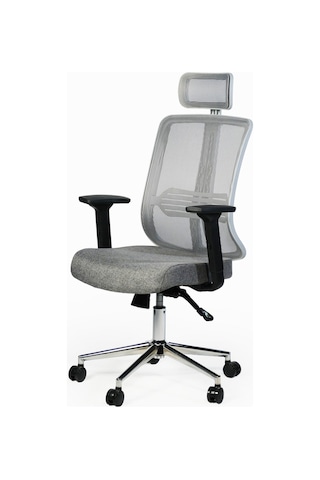 Hero Nefes Alan Fileli Çalışma Koltuğu Ergonomik Ofis Koltuğu Gri