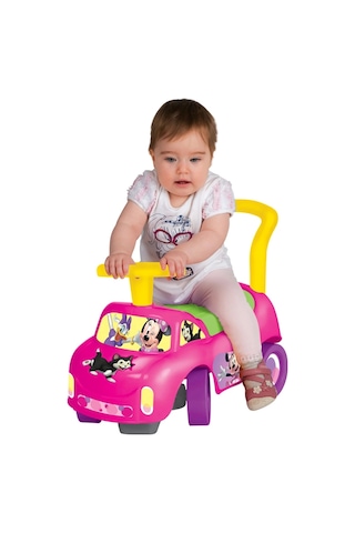 Minnie Mouse İlk Arabam - Binmeli Araba - Çocuk Arabası - İlk Adım Arabası