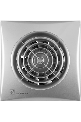 Silent-100 Crz Silver Zaman Ayarlı Sessiz Banyo-Wc Fanı