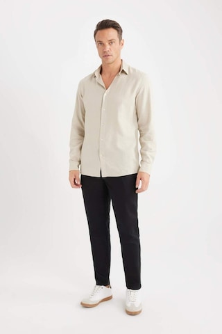 DeFacto Yazlık Jogger Keten Düz Paça Pantolon D7542AX25SPBK34