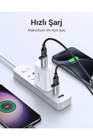 Ugreen Usb-a 3.0 Male To Usb-c Female 5 Gbps Dönüştürücü Adaptör, 50533