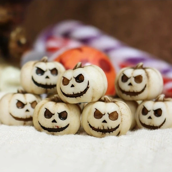 Trendooze Şükran Günü İçin Sunshine022 20 Küçük Beyaz Balkabağı Cadılar Bayramı Süsü Parti Dekoru