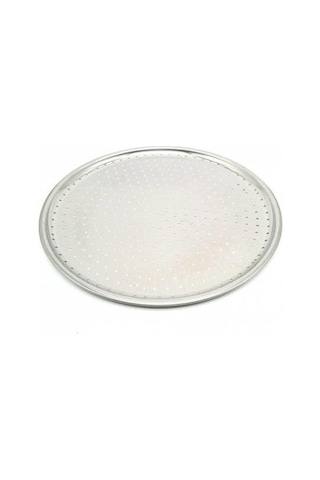 Paslanmaz Çelik Pizza Tepsisi 32 Cm Gri