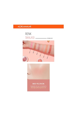 Missha A'PIEU Juicy-Pang Jelly Blusher Meyve Tonlarında Doğal Görünümlü Jel Allık BE02