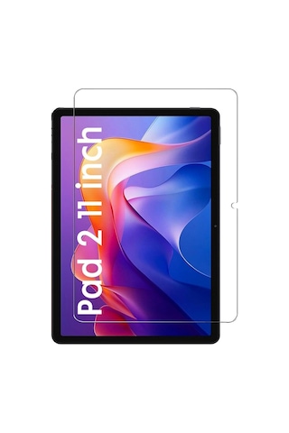 Xiaomi Redmi Pad 2 11 Inç Tablet Kılıf 360 Döner Deri Standlı Kapak Ekran Koruyucu Ve Kalem Set