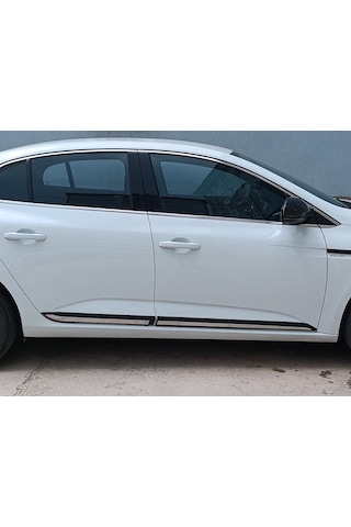 Renault Megane 4 Krom Yan Kapı Sd Çıtası 4 Parça 2015.2025 Ve Üze
