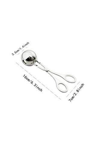 Dancemonkey Paslanmaz Çelik Klip Balık Et Pirinç Topu, Yumuşak Pirinç Topu