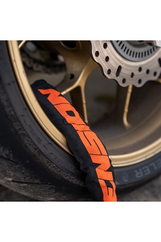 "tru-tension Heavy Duty Motorcycle Chain & Lock - 1.5m X 12mm Yüksek Güvenlikli Motosiklet Kilidi "