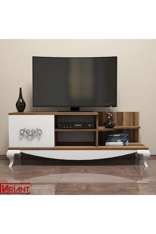 Variant Variant Sultan Tv Sehpasi Tv Ünitesi (Ceviz-Beyaz)