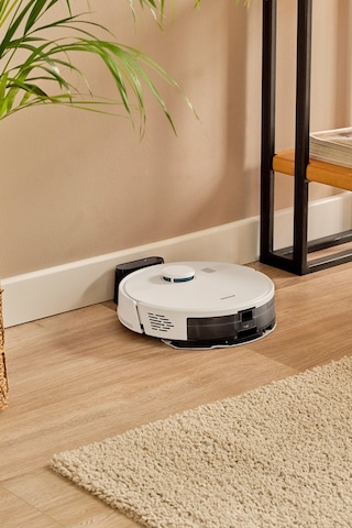Homend Alex Laser 1291H Moplu Ve Haritalamalı Akıllı 5 KPA Robot Süpürge Beyaz