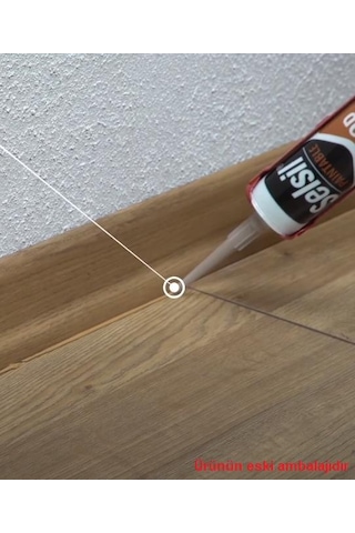 Selsil Silikonize Mastik Altın Meşe 500 Gr. - 5 Adet