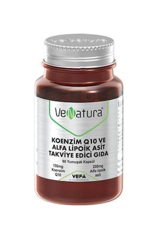 Venatura Koenzim Q10 Ve Alfa Lipoik Asit 60   Kapsül