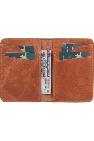 Enrico Slim Deri Kartlık Tn2 Antik Taba