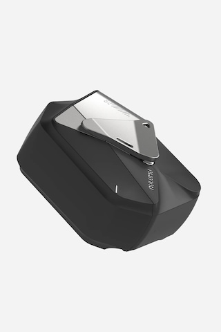 Apple Uyumlu Airpods 4 Geometrik Desenli Kilitleme Mekanizmalı Ve Askı İpli Kılıf A29 Siyah