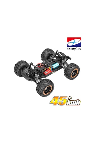 Haıboxıng Rc 1/16 Ravage 45+ Km/h Sürat Uzaktan Kumandalı Rc Model Araba Rtr Elektrikli 4wd Brushless Fırçasız Offroad Truck Mavi + 1500 Mah 7.4v 2s 30c Lipo Batarya