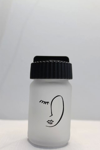 Desenli Buzlu Tuzluk Biberlik 105cc Beyaz