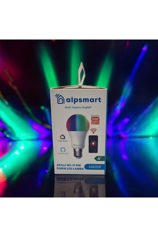 Alpsmart As8229 Cw 3 Lü Set Akıllı Wifi Led Lamba Tuya Destekli