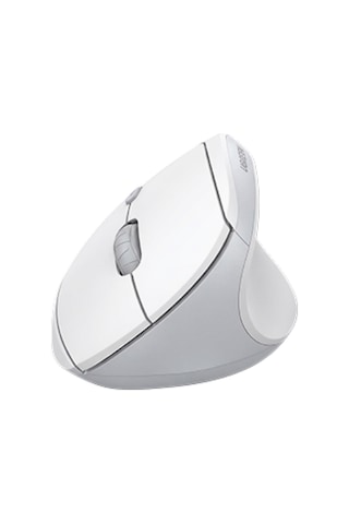 Ugreen Dikey Ergonomik Kablosuz Mouse, Bluetooth & 2.4ghz, 4000 Dpi, Beyaz Pilli , 95902b Standart