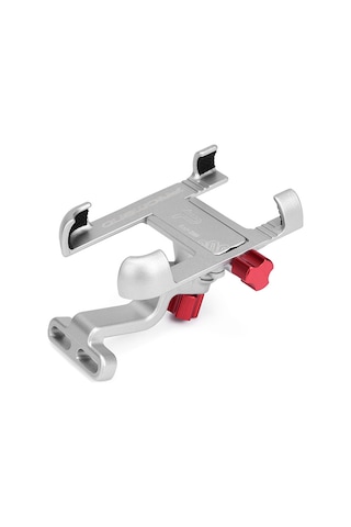 Wezone Bisiklet Gövde Tipi Alüminyum Telefon Tutucu - 360 Dönebilir, Ayarlanabilir Genişlik 55-95mm