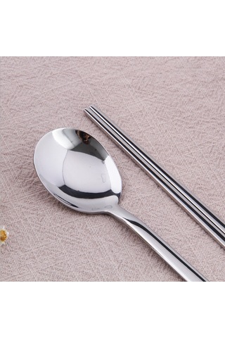 Kangvka Otel Ve Ev Kullanıma Uygun Kaliteli Paslanmaz Çelik Uzun Saplı Kaşık Ve Çatal Seti - Günlük Kullanım İçin Pratik Beste Diğer