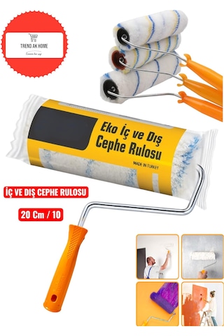 Rulo Boya Fırçası 20 Cm İç Ve Dış Cephe Duvar Tavan Vernik , Boy